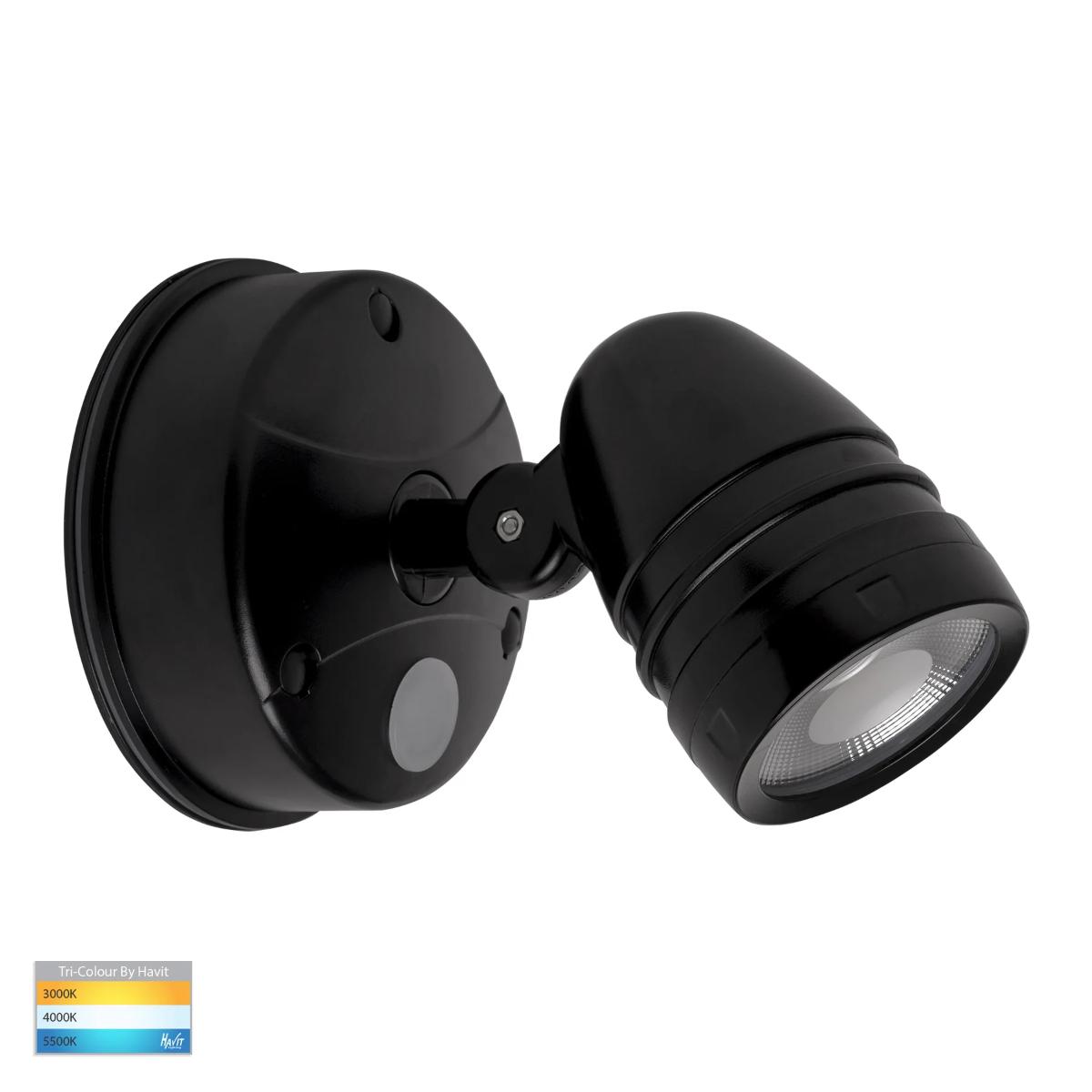 LED SENSOR LIGHT SGL FOCUS 15W CCT BLK