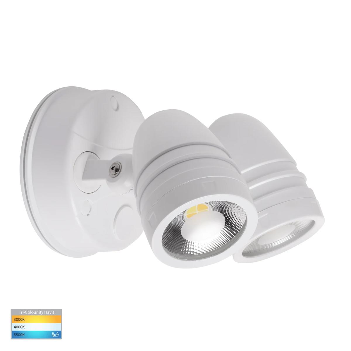 LED SPOTLIGHT DBL FOCUS 2X15W CCT WHITE