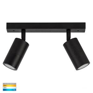 2 LIGHT BAR TIVAH 2X5W GU10 CCT BLACK 2 LIGHT BAR TIVAH 2X5W GU10 CCT BLACK