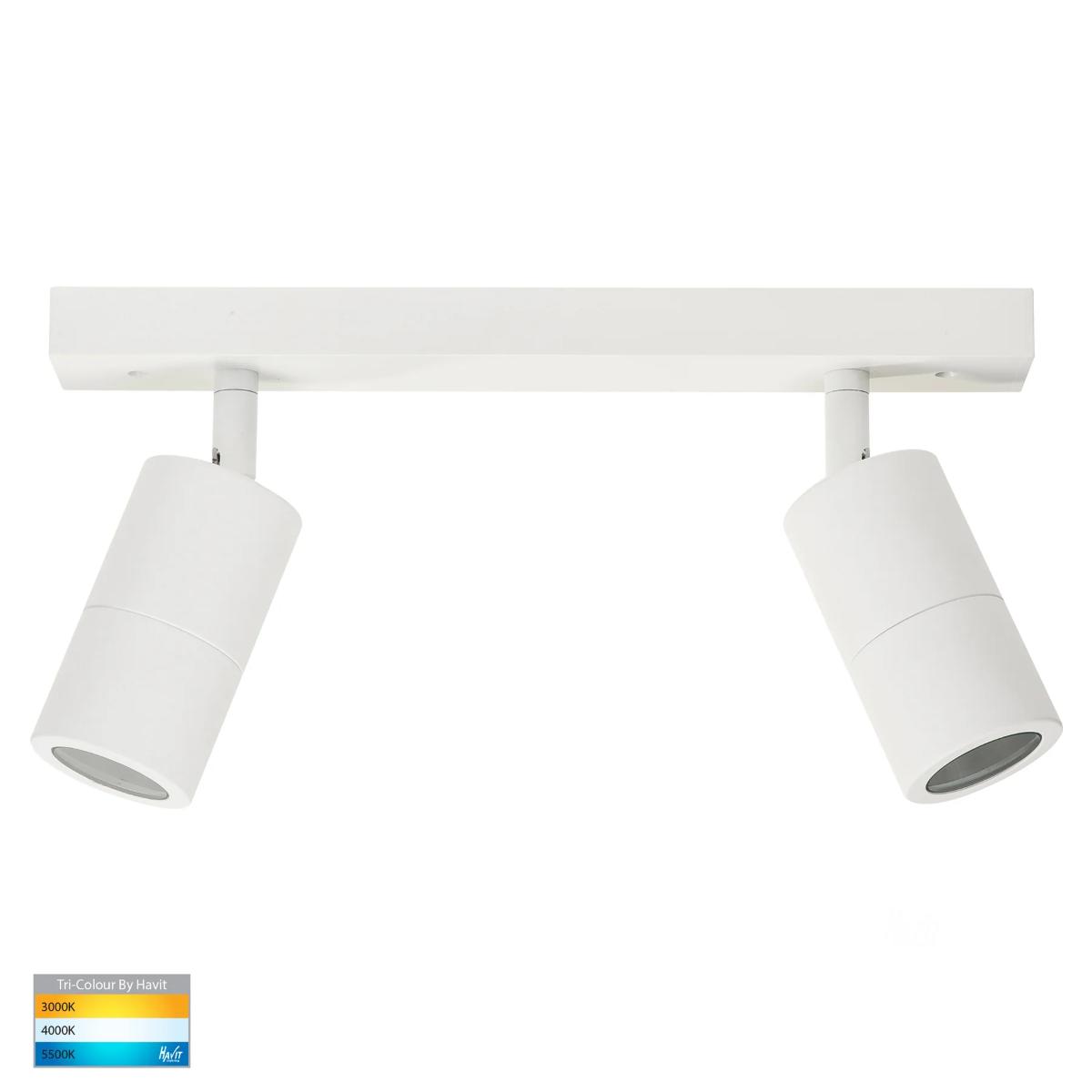 2 LIGHT BAR TIVAH 2X5W GU10 CCT WHITE