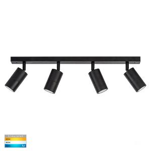 4 LIGHT BAR TIVAH 4X5W GU10 CCT BLACK 4 LIGHT BAR TIVAH 4X5W GU10 CCT BLACK