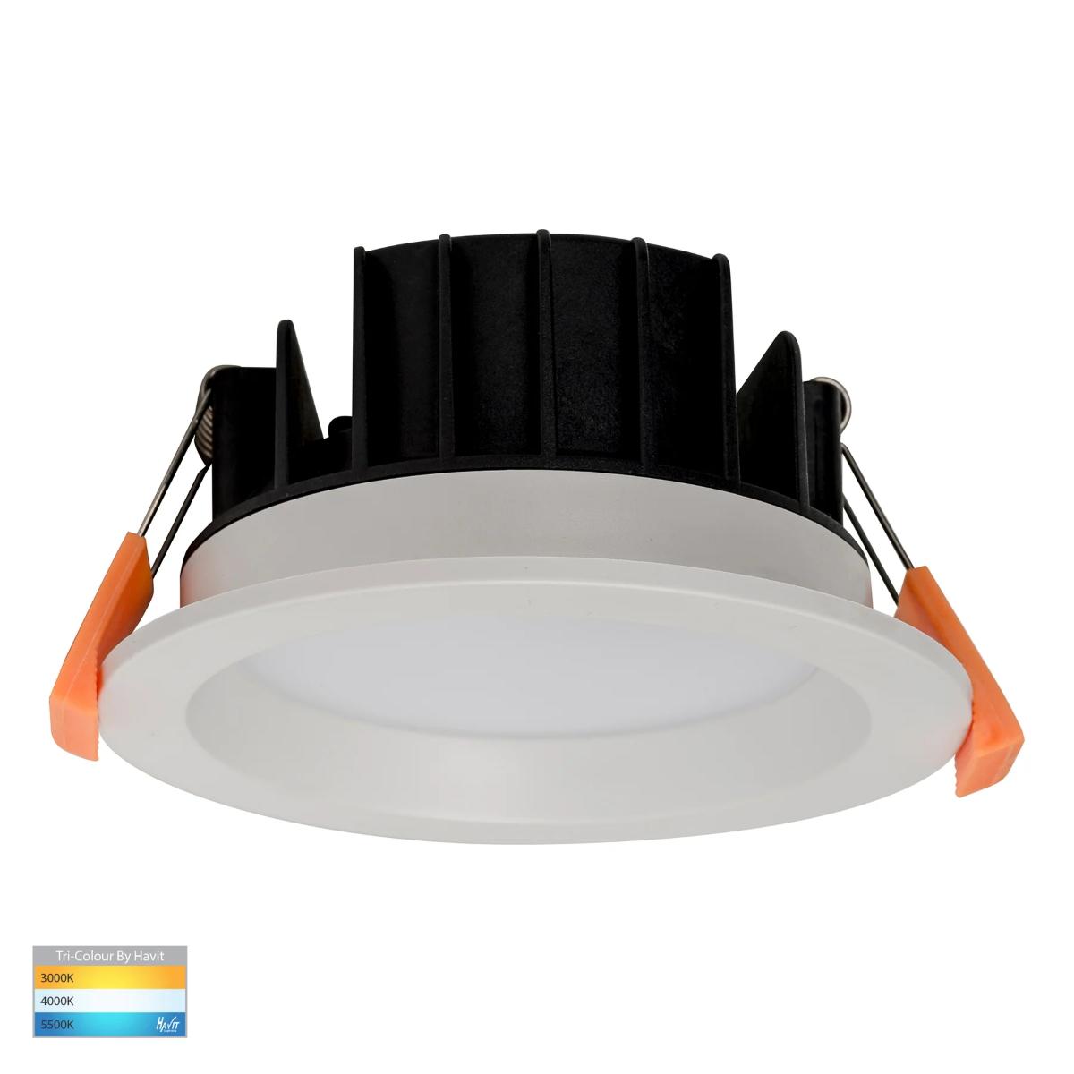 LED FIX D/LGT PC 24V 8W CCT WHT 90MM C/O