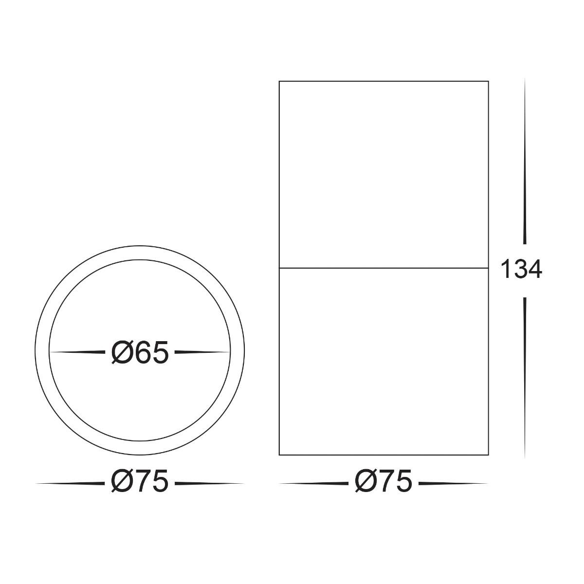 LED D/LIGHT EXT SURFACE MNT 7W CCT WHITE