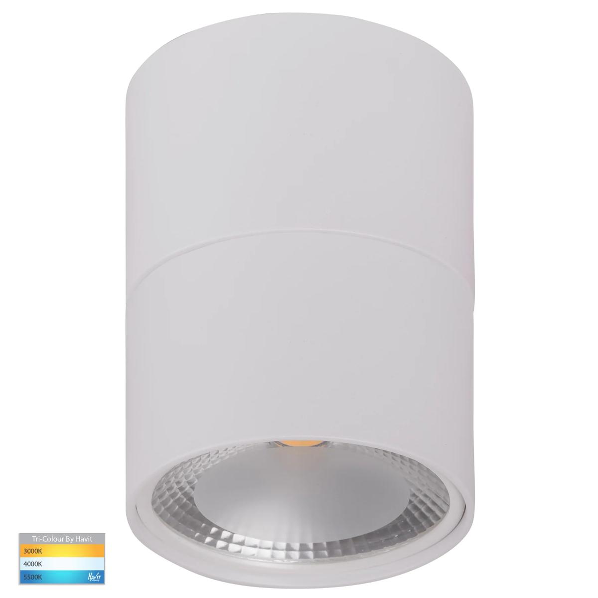 LED D/LIGHT EXT SURFACE MNT 12W CCT WHT