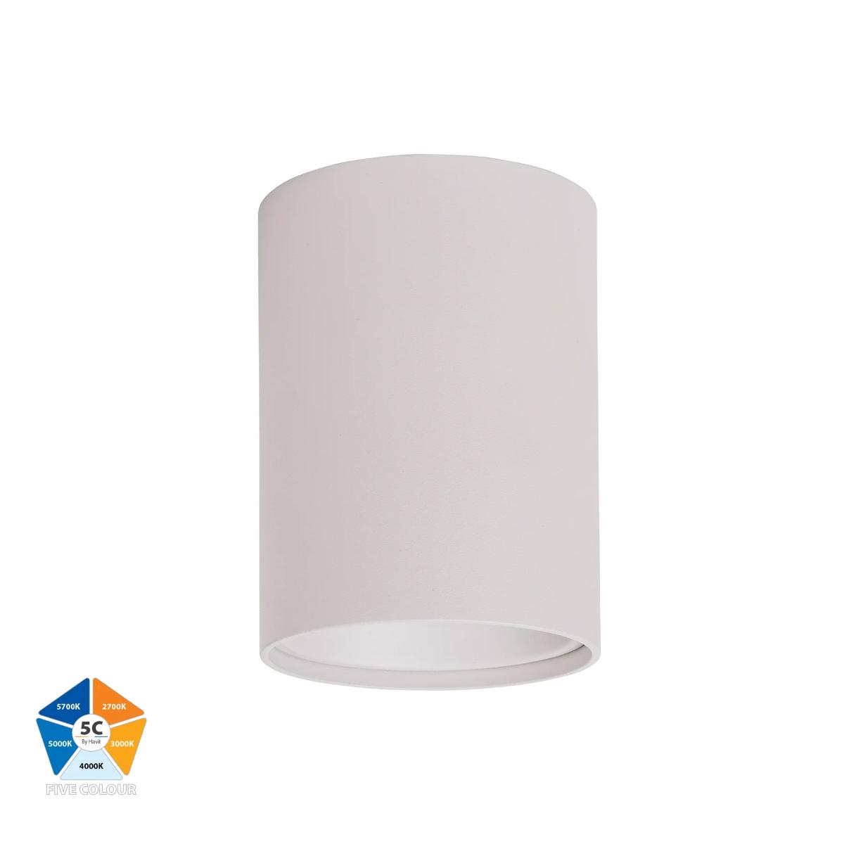 LED D/LIGHT NELLA 240V 12W WHT SURF MNT