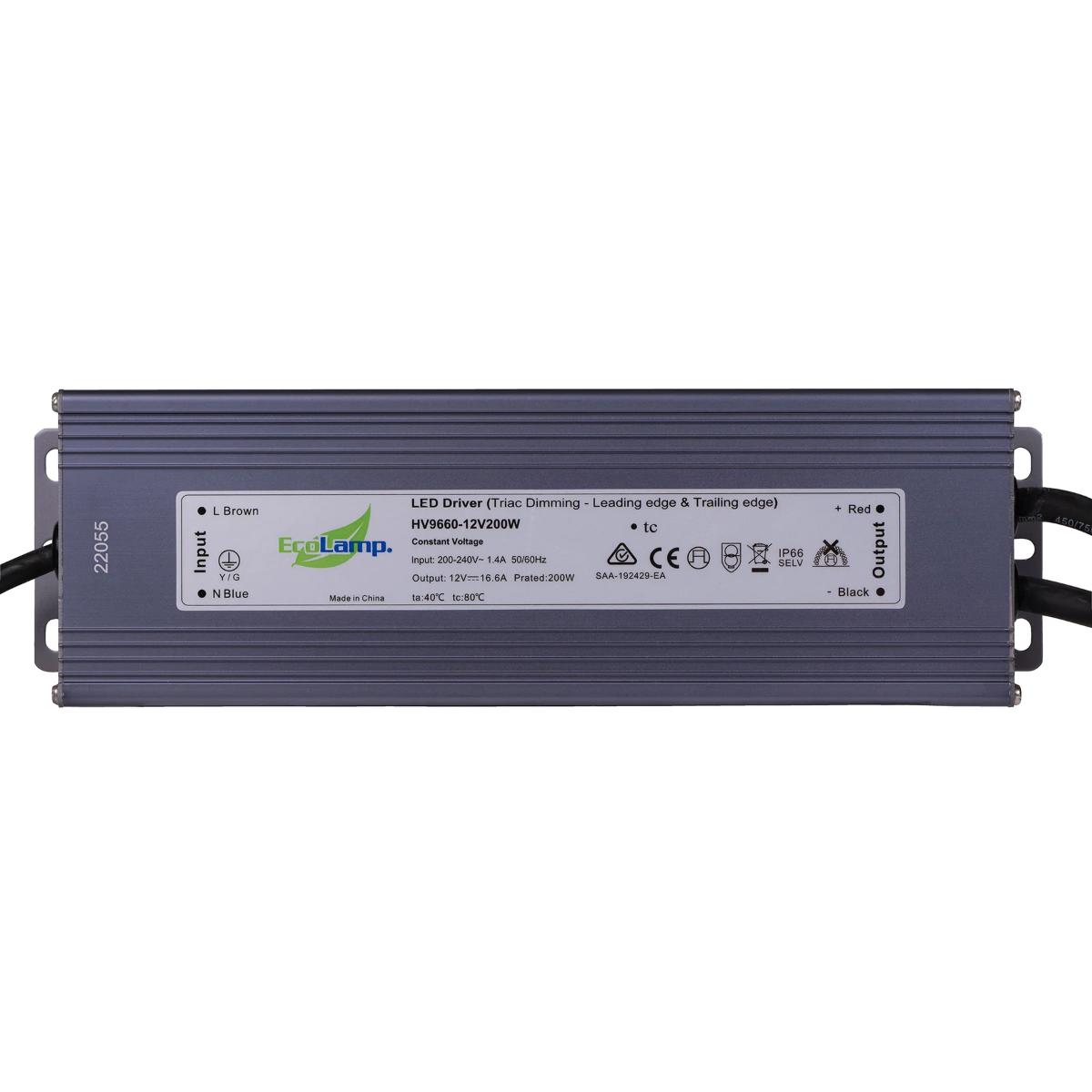 TRIAC DIMM LED DRV W/P 240V/12VDC 200W