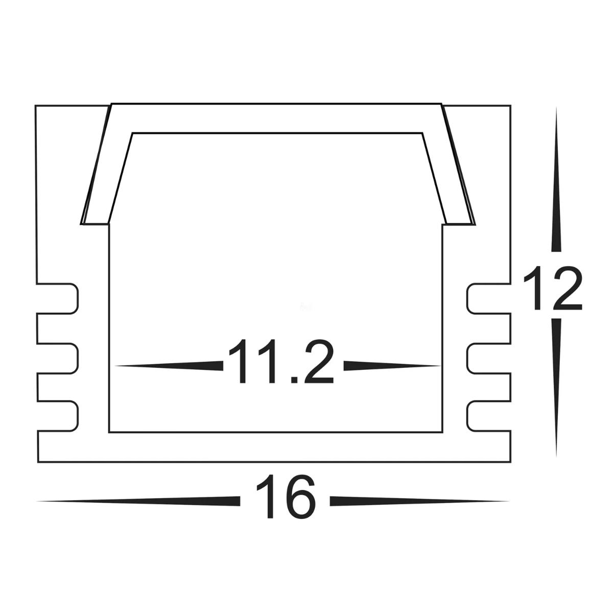 END CAPS TO SUIT HV9693-1612 PROFILE