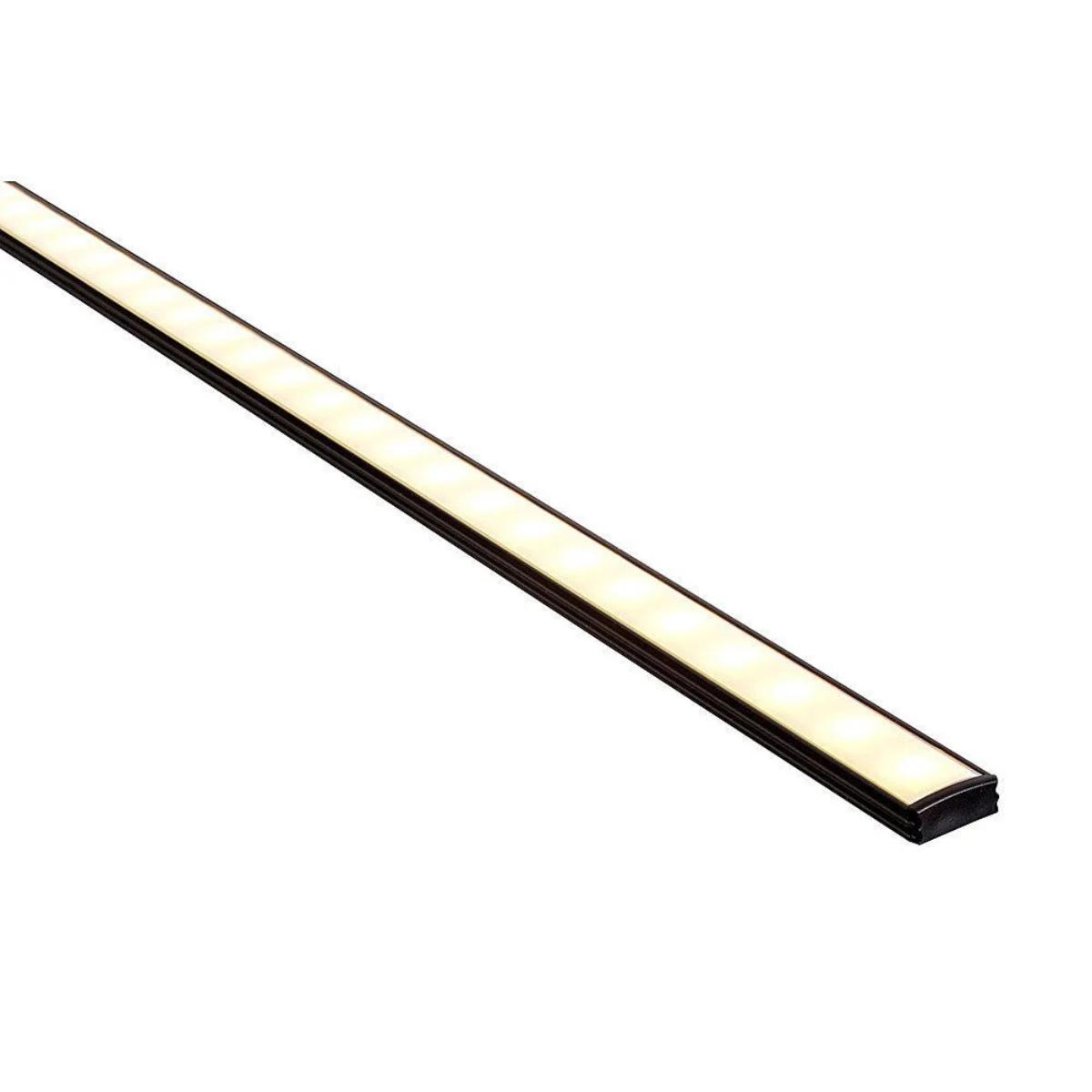 Black Shallow Square Aluminium Profile w