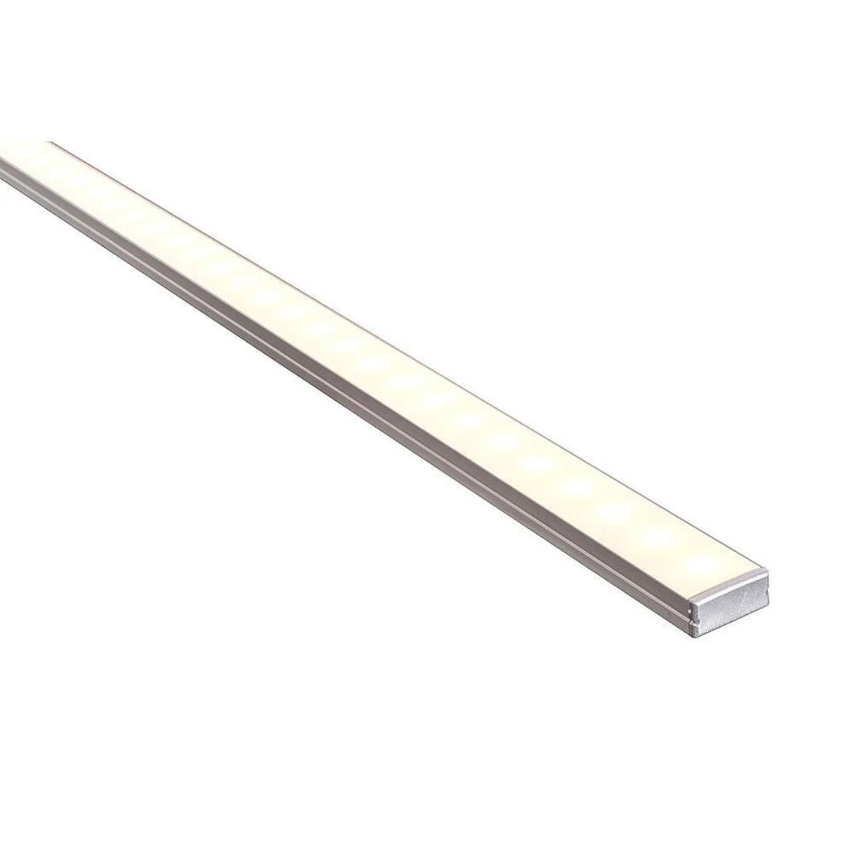ALUM PROFILE SHALLOW SQ 23X10 PER MT