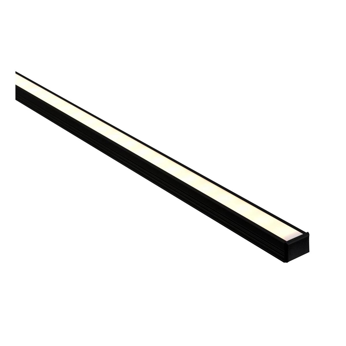 BLACK PROFILE SHALLOW SQ 16X12 3MTR