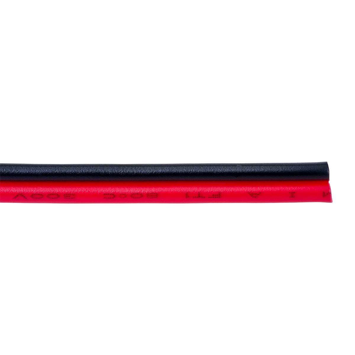 RED & BLACK LOW VOLTAGE CABLE 1M