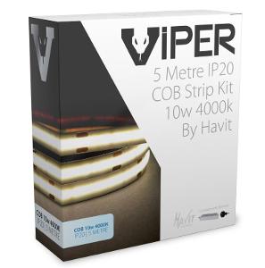 LED STRIP KIT VIPER COB 10W/M 4K 5M IP20