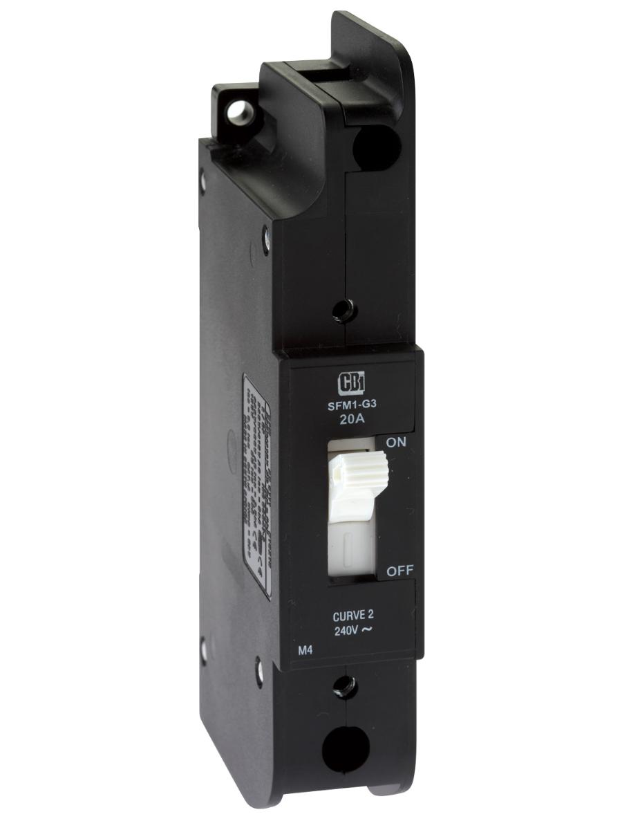 MCB SFM CURVE 2 1P 32A 6KA CHASSIS MNT