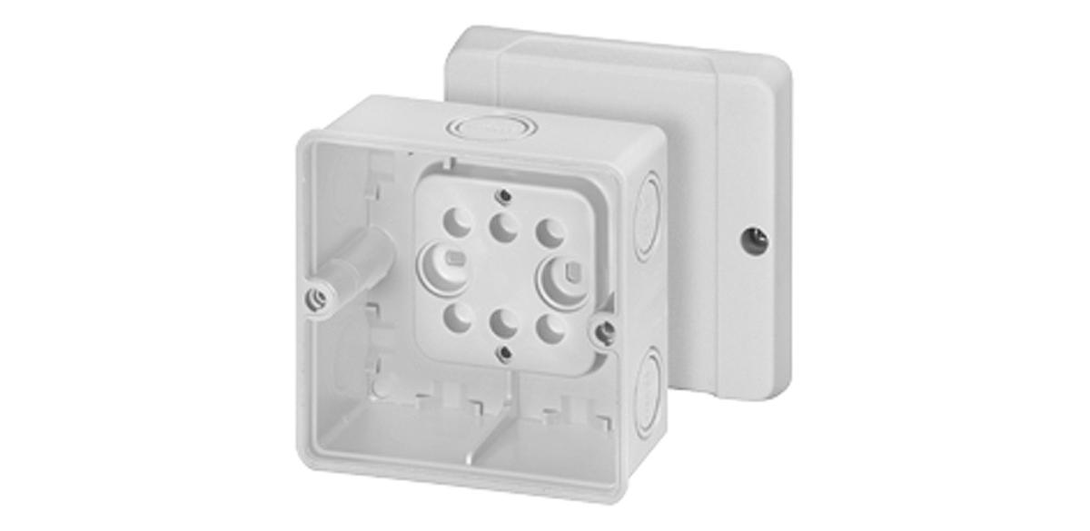 ENCLOS + KNOCKOUTS 98X98X61MM GREY IP65