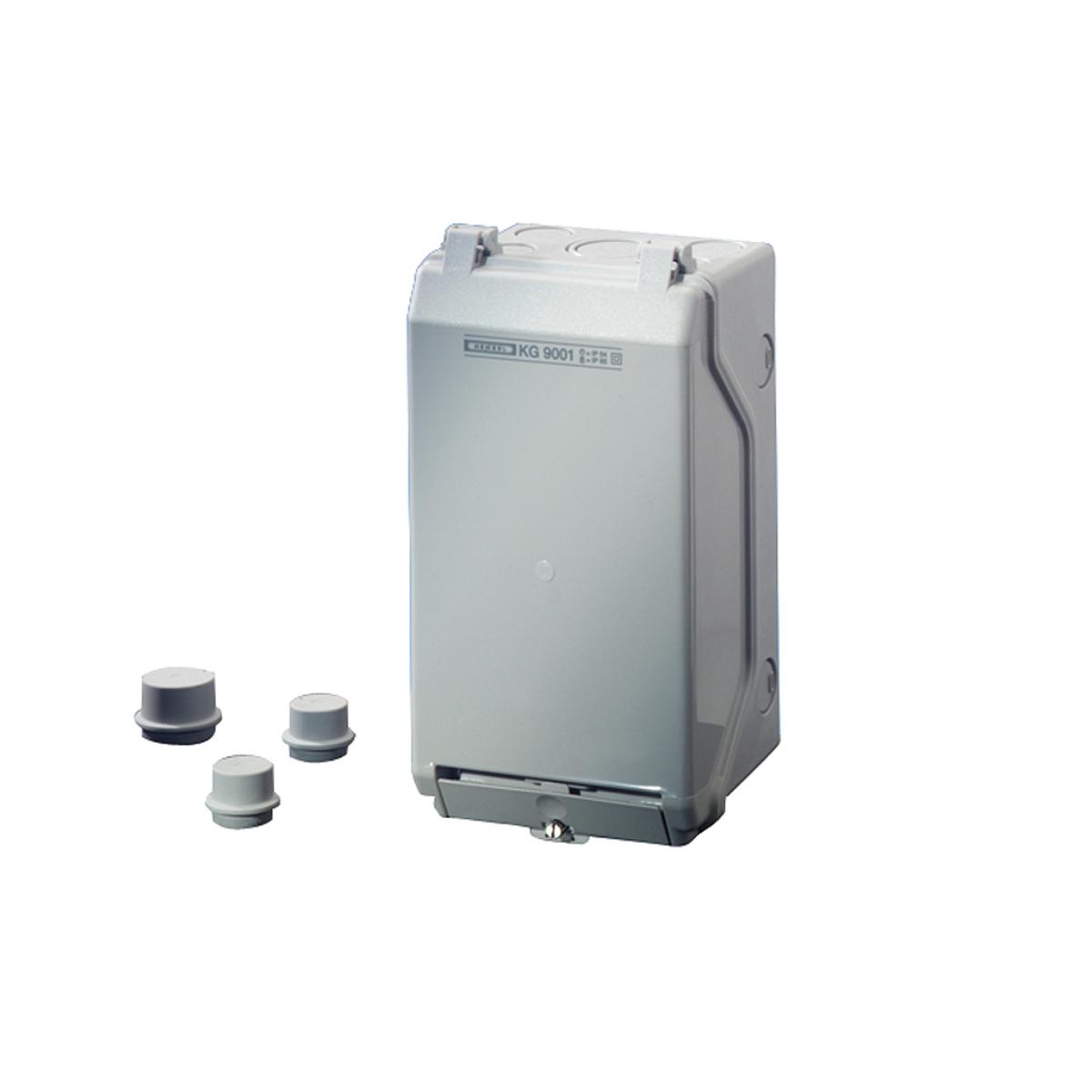 ENCLOS 136X253X115 OPAQUE LID GREY IP65