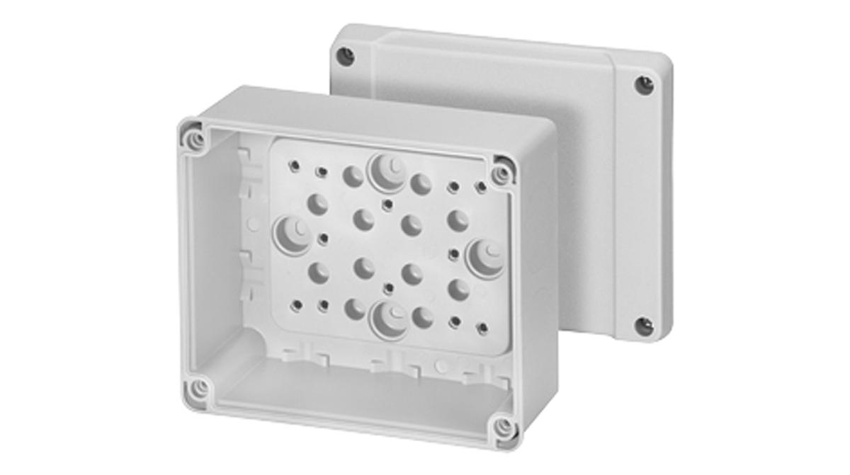 ENCLOSURE PLAIN 139X119X70 GREY IP65