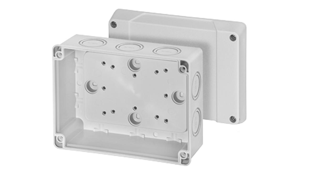 ENCLOS + KNOCKOUT 167X125X82 GREY IP65