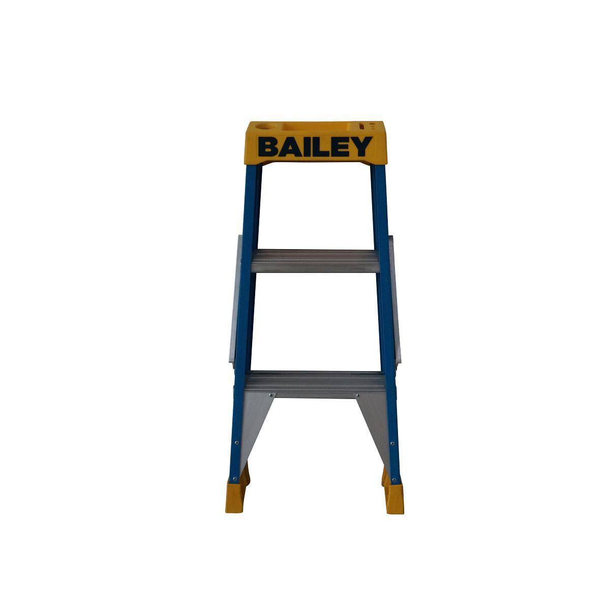 FIBREGLASS DBL SIDE STEP LADDER 0.9M