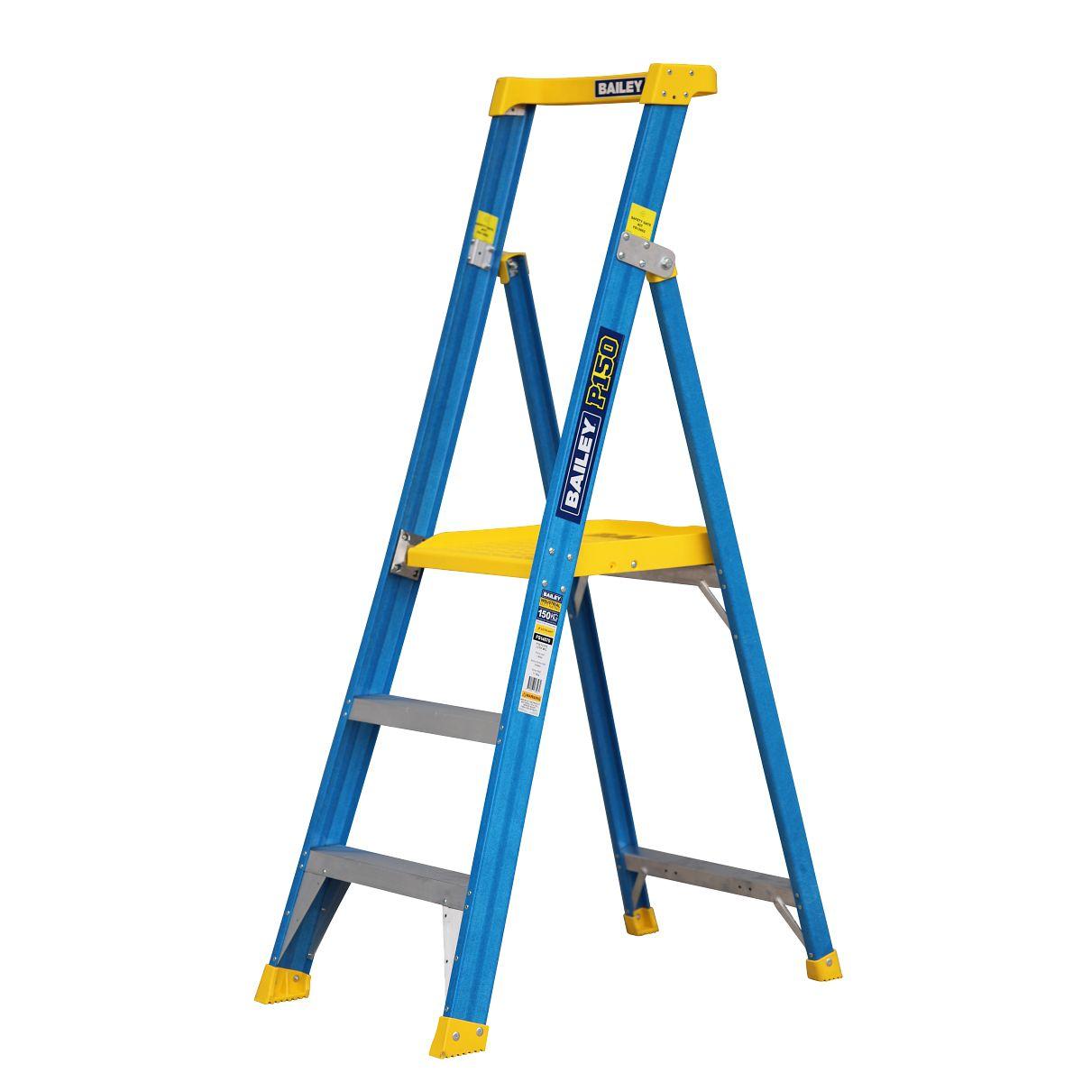 F/G PLATFORM P150-3 STEP LADD 150KG 0.9M