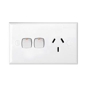 GPO SGL 10A 240VAC X-SWITCH WHITE GPO SGL 10A 240VAC X-SWITCH WHITE