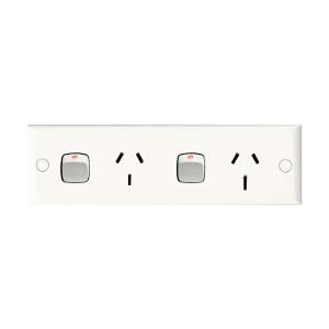 DOUBLE NARROW P/POINT 10AMP/15AMP DOUBLE NARROW P/POINT 10AMP/15AMP
