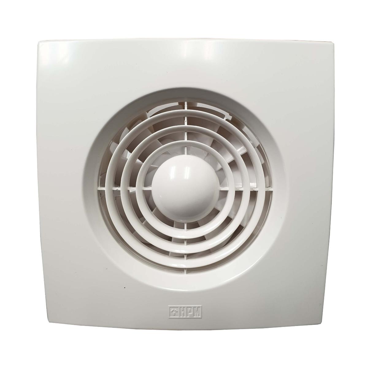 IN-LINE FAN KIT SQ FASCIA 150MM WHITE
