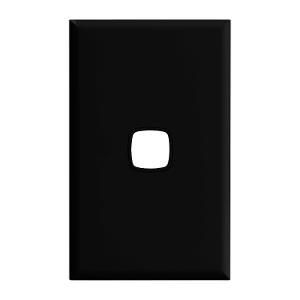 PLATE GRID & COVER XLP 1 GANG BLACK PLATE GRID & COVER XLP 1 GANG BLACK