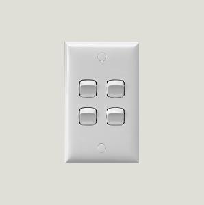 SWITCH 10A 4 GANG WHITE SWITCH 10A 4 GANG WHITE