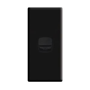LINEA 1 GANG ARCHITRAVE SWITCH BLACK LINEA 1 GANG ARCHITRAVE SWITCH BLACK