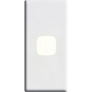 LINEA 1 GANG ARCHITRAVE COVERPLATE WHITE LINEA 1 GANG ARCHITRAVE COVERPLATE WHITE
