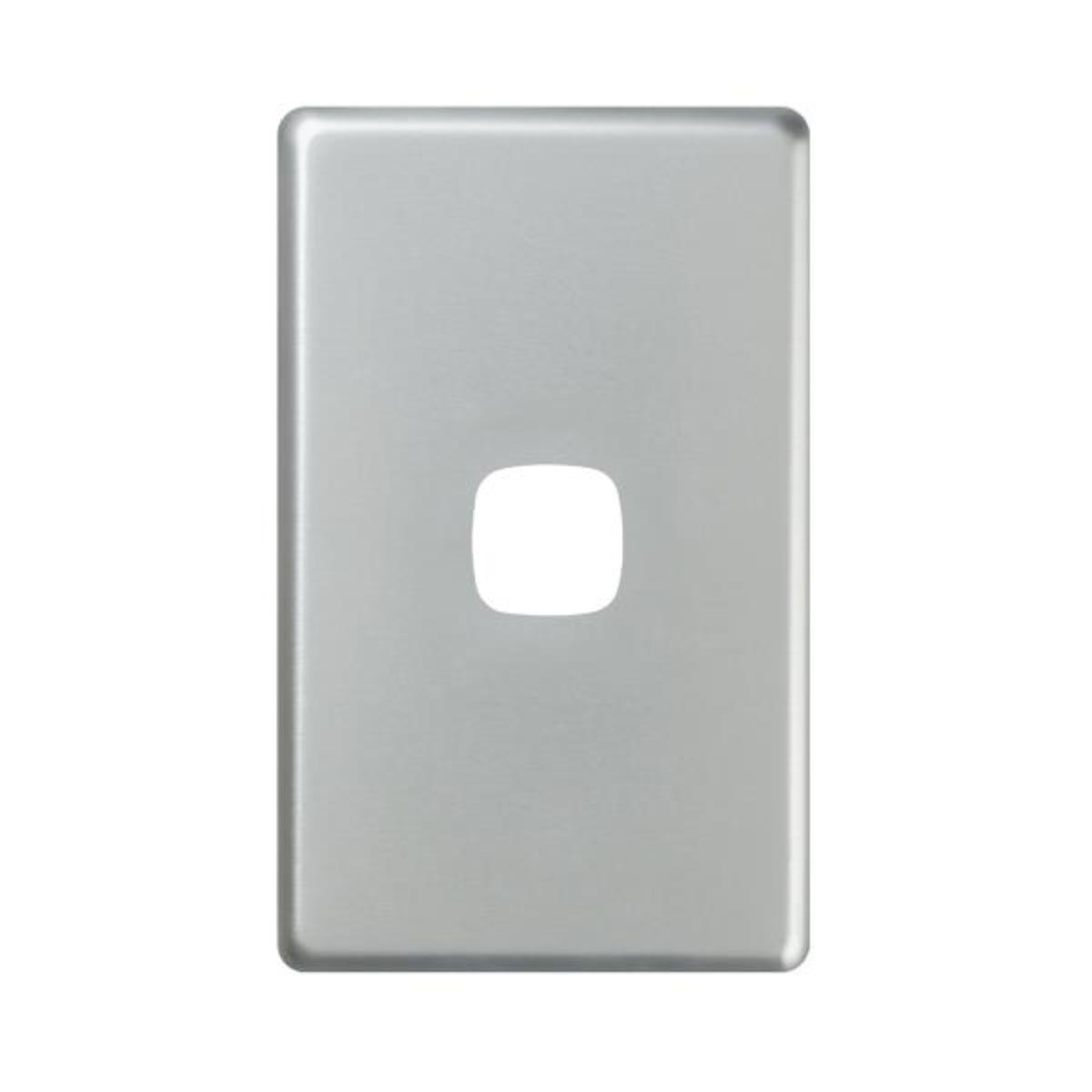 COVER ONLY XL 1 GANG MATT SILVER