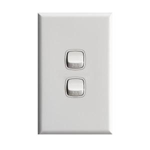 SWITCH XL 10A 2 GANG WHITE SWITCH XL 10A 2 GANG WHITE