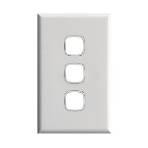 PLATE GRID & COVER XL 3 GANG WHITE PLATE GRID & COVER XL 3 GANG WHITE
