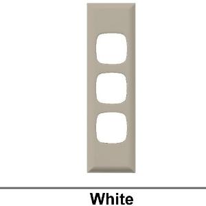 PLATE GRID & COVER XL 10A 3G ARCH WHITE PLATE GRID & COVER XL 10A 3G ARCH WHITE