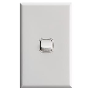 SWITCH XLP 10A 1 GANG VERTICAL WHITE SWITCH XLP 10A 1 GANG VERTICAL WHITE