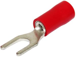 INSULAT FORK LUG S/G RED M3 STUD 100PK