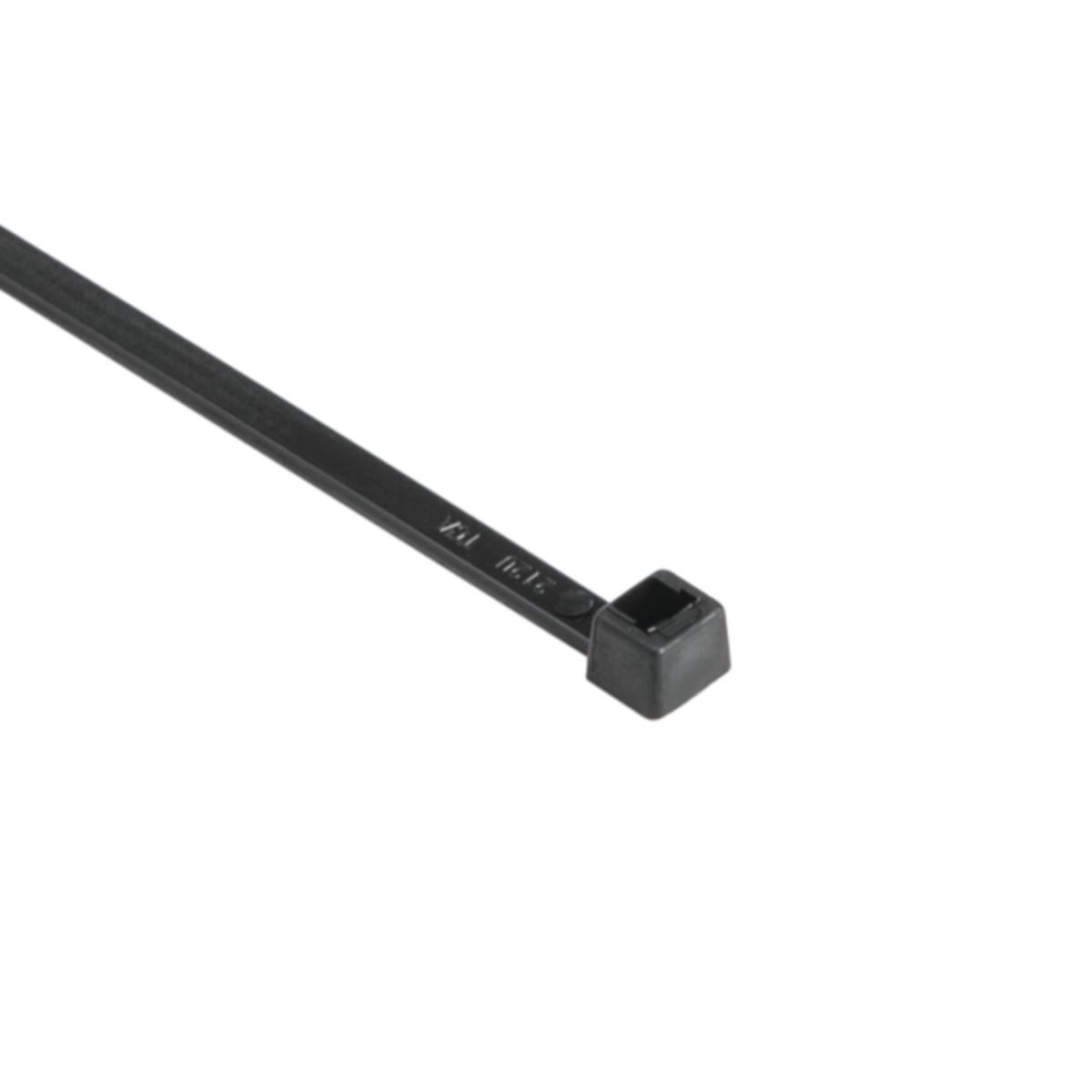 NYLON CABLE TIE 390X4.6MM BLACK 100PK