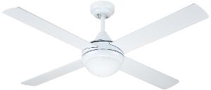 C/FAN AZURE 48IN 1220MM 4BL AC + LGT WHT