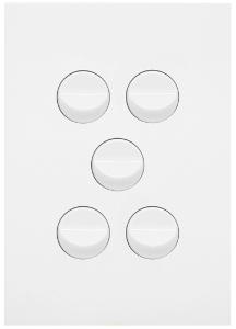 FINESSE ROCKER SWITCH 16A 2WAY 5G M/WHT FINESSE ROCKER SWITCH 16A 2WAY 5G M/WHT