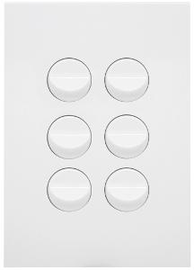 FINESSE ROCKER SWITCH 16A 2WAY 6G M/WHT FINESSE ROCKER SWITCH 16A 2WAY 6G M/WHT