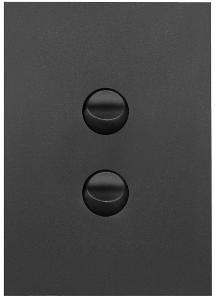 FINESSE ROCKER SWITCH 16A 2WAY 2G M/BLK FINESSE ROCKER SWITCH 16A 2WAY 2G M/BLK