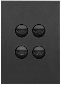 FINESSE ROCKER SWITCH 16A 2WAY 4G M/BLK FINESSE ROCKER SWITCH 16A 2WAY 4G M/BLK