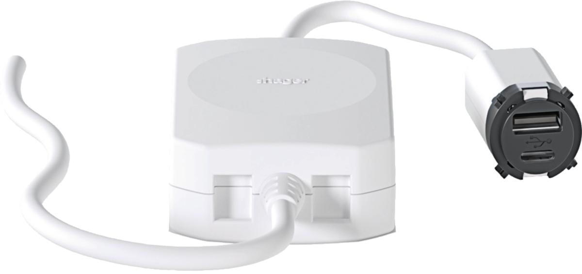 USB MECHANISM TYPE A&C MATT WHITE