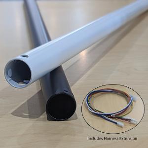 WHITE 700MM C/FAN DOWNROD DAYDREAM II