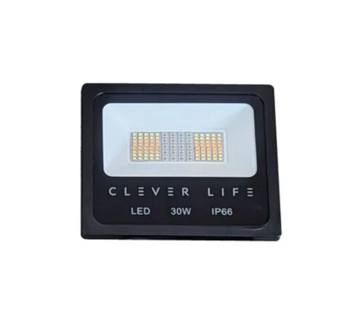 SMART FLOODLIGHT RGBW 30W SS BRACKET 240