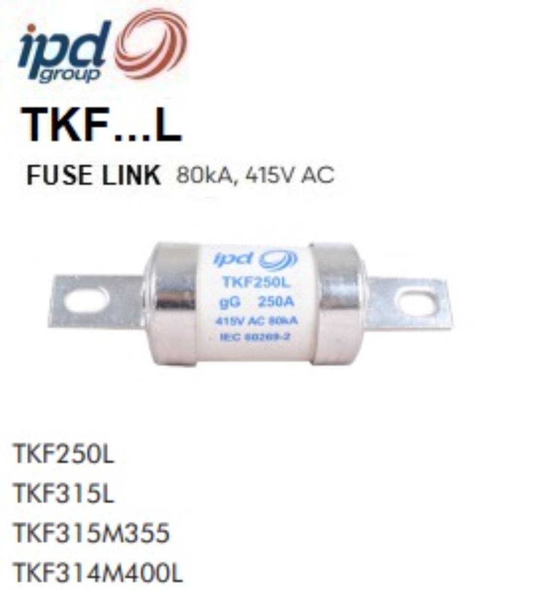 FUSE LINK BOLT-IN CENTRE TAG 250A 415V