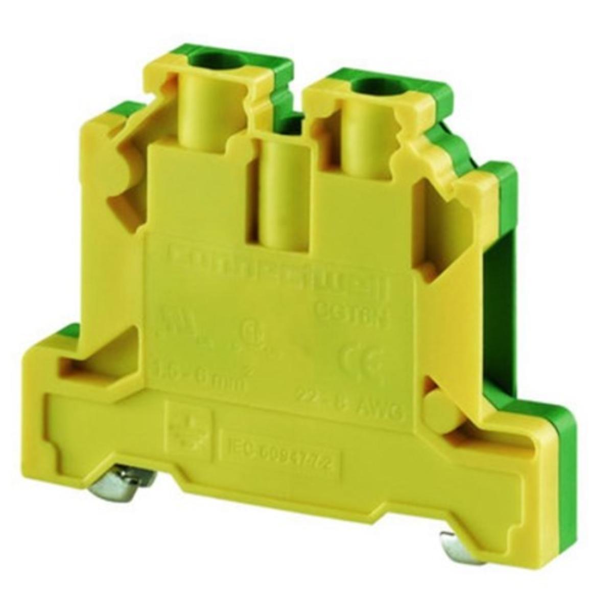 EARTH TERMINAL 6MM BLOCK