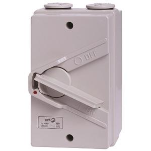 W/P ISOLATOR MID IP66 35A 2POLE GREY