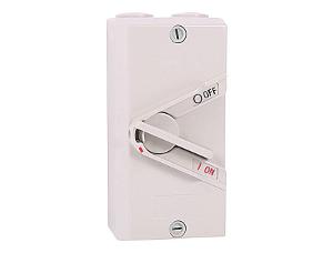 W/P ISOLATOR LARGE IP66 63A 1POLE GREY W/P ISOLATOR LARGE IP66 63A 1POLE GREY
