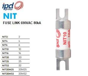 BOLT-IN FUSE OFFSET TAG 32A 550V BS88 BOLT-IN FUSE OFFSET TAG 32A 550V BS88